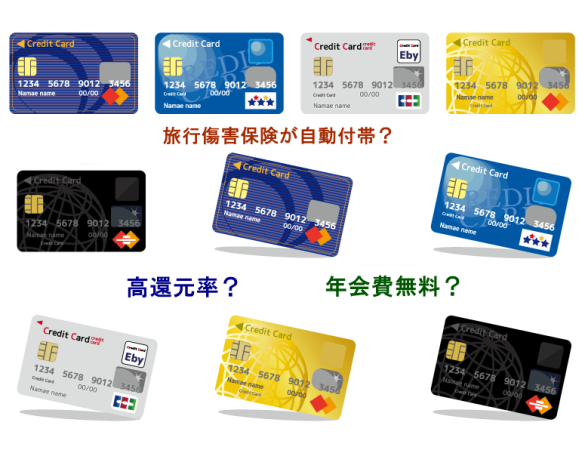 クレジットカードは何を基準に選べばいいの？還元率？年会費？付帯条件？