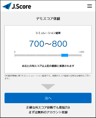 AIスコア体験6